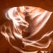 Heart formation in Upper Antelope Canyon