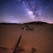 Milky Way over Sand Dunes, Utah
