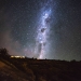 Magnificent view of the milky way in New Zealand
