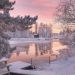 Breathtaking winter sunrise