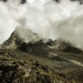 Moody mountainous views along the Salkantay Trek, Peru.