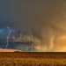 Supercell Lightning, Kansas